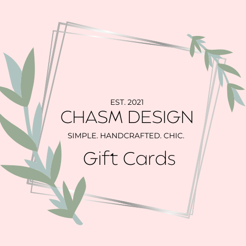 Tarjeta de regalo Chasm Design