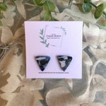 Cargar imagen en el visor de la galería, Blue and Gray Marble Studs
