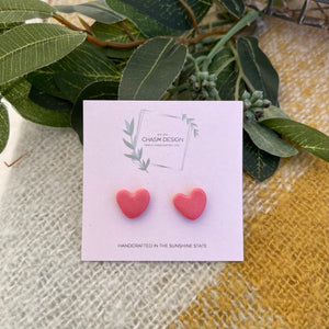 Mini Heart Studs