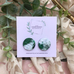 Cargar imagen en el visor de la galería, Green Marble Studs
