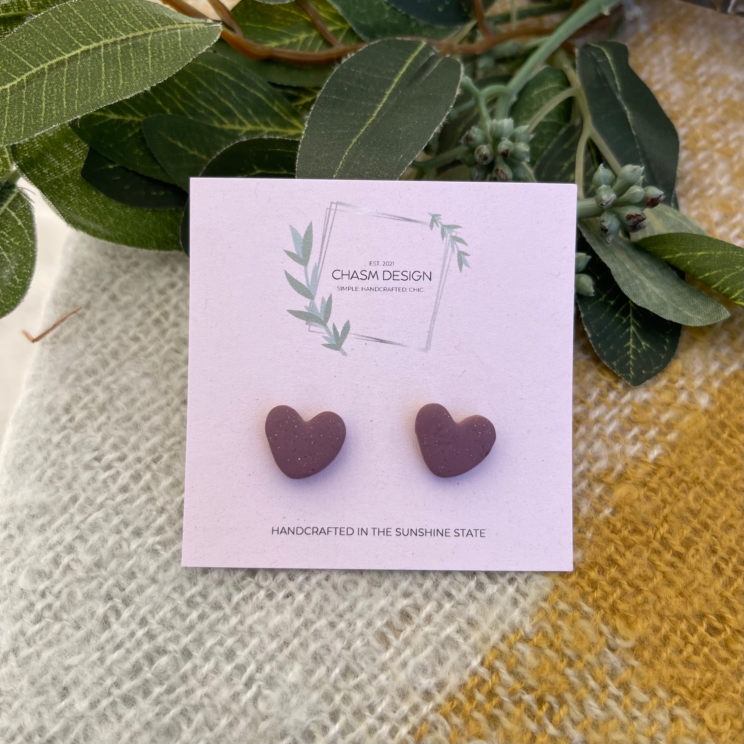 Mini Heart Studs